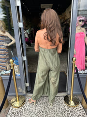 Jumpsuit "Harley” groen