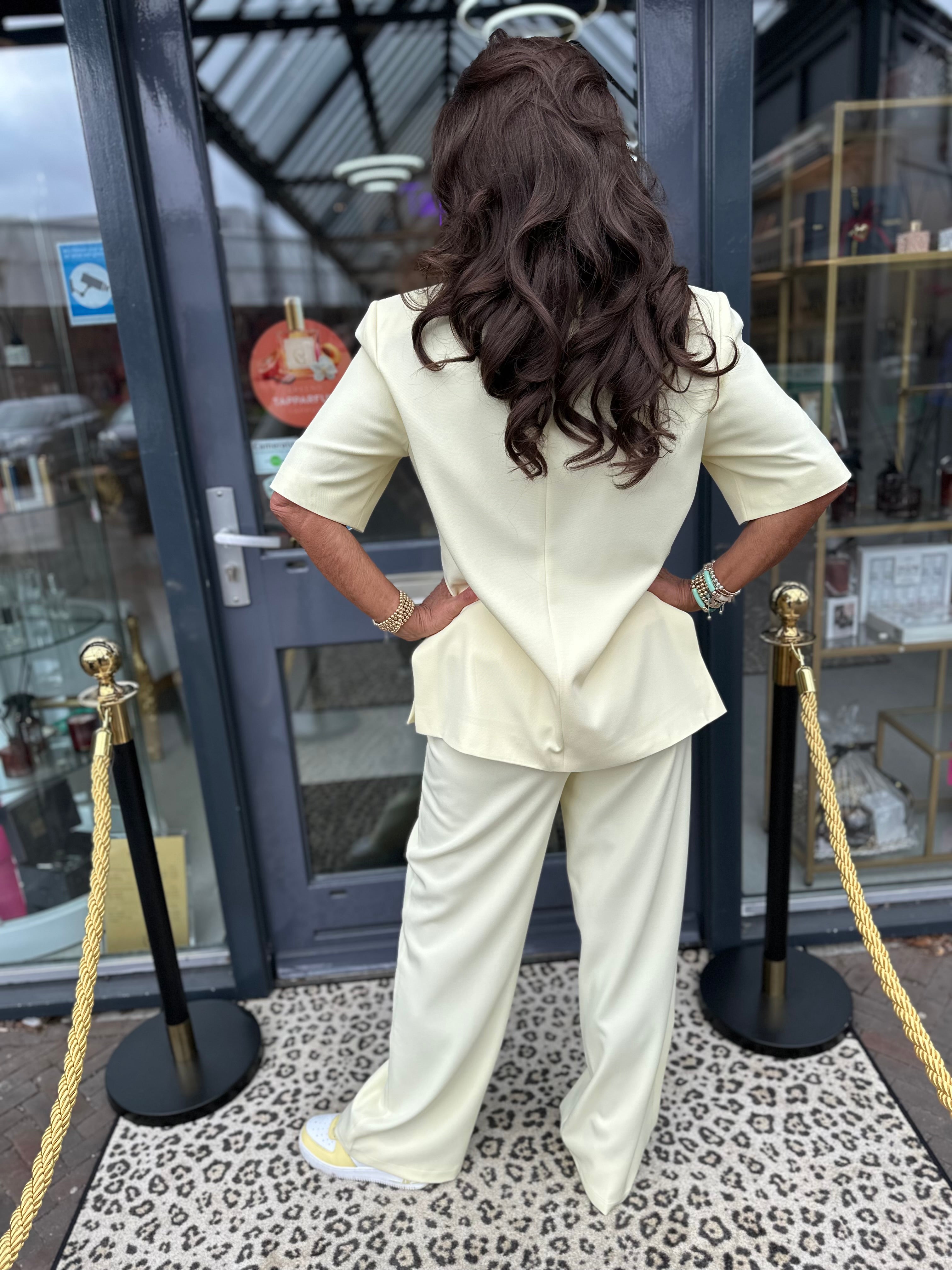 Pantalon "Jus de pom" Geel