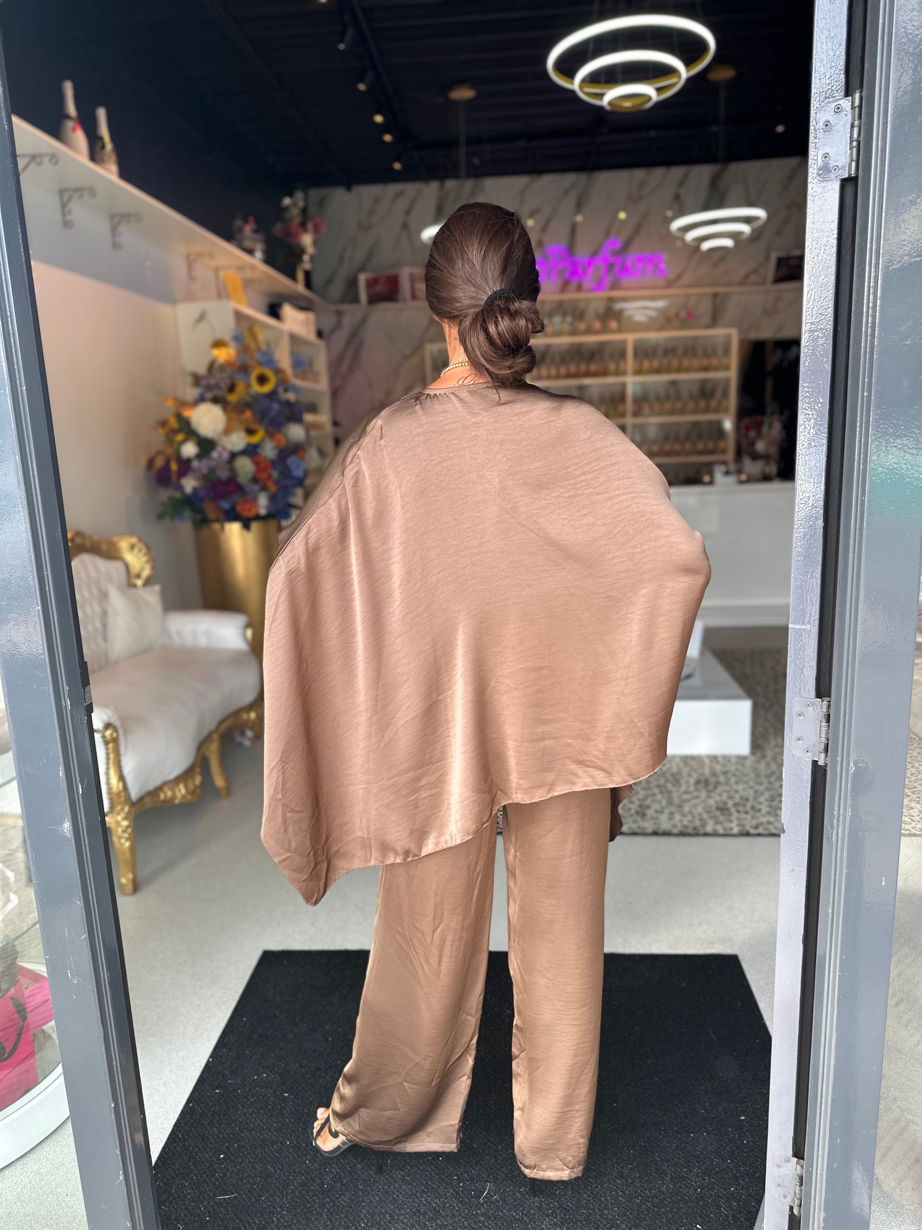 2 delig set "Olivia" Taupe