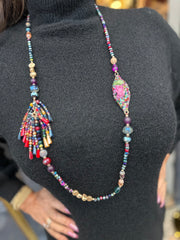 Lange ketting "Multicolour"
