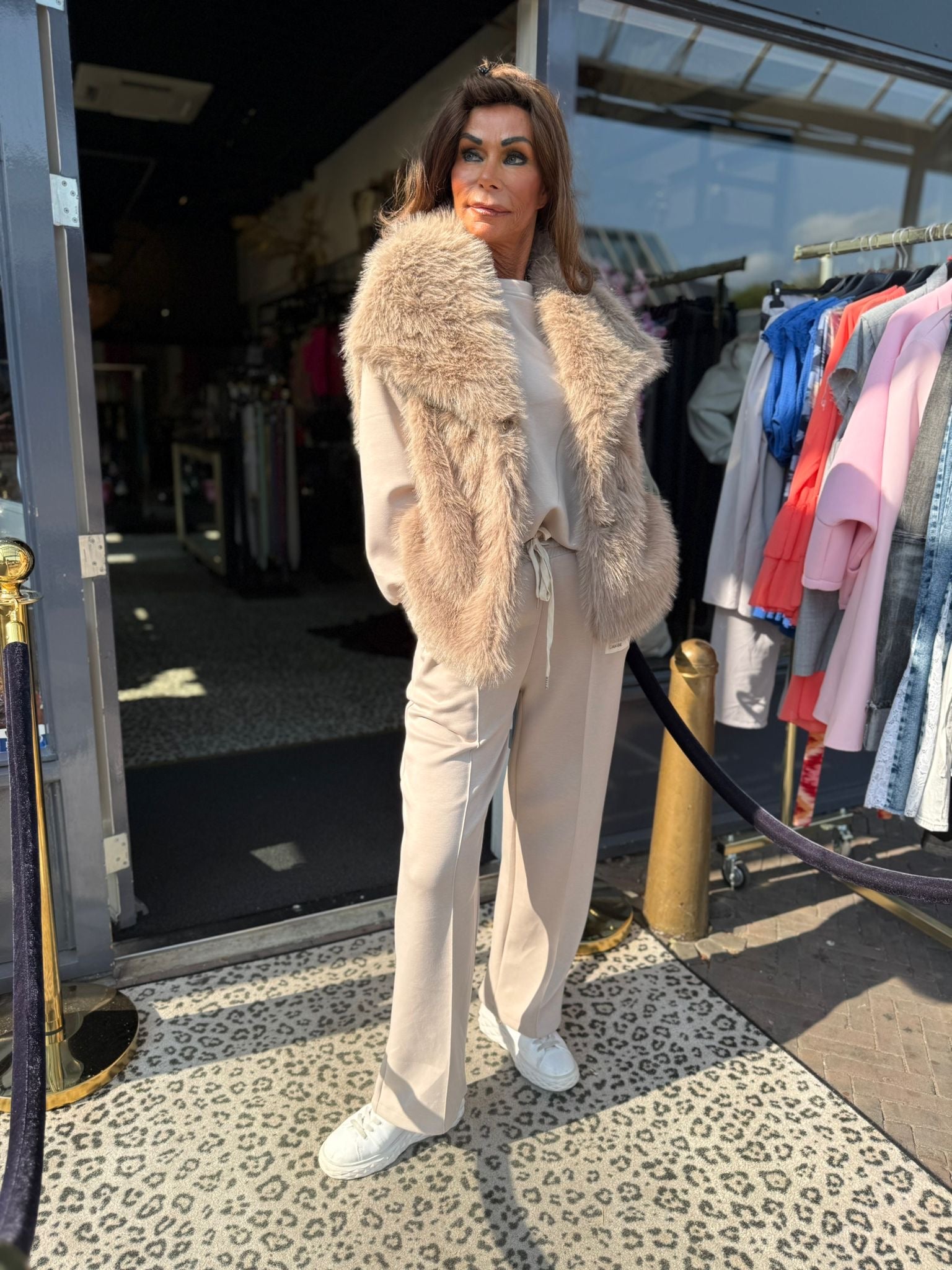 Gilet "Almost autumn" Taupe