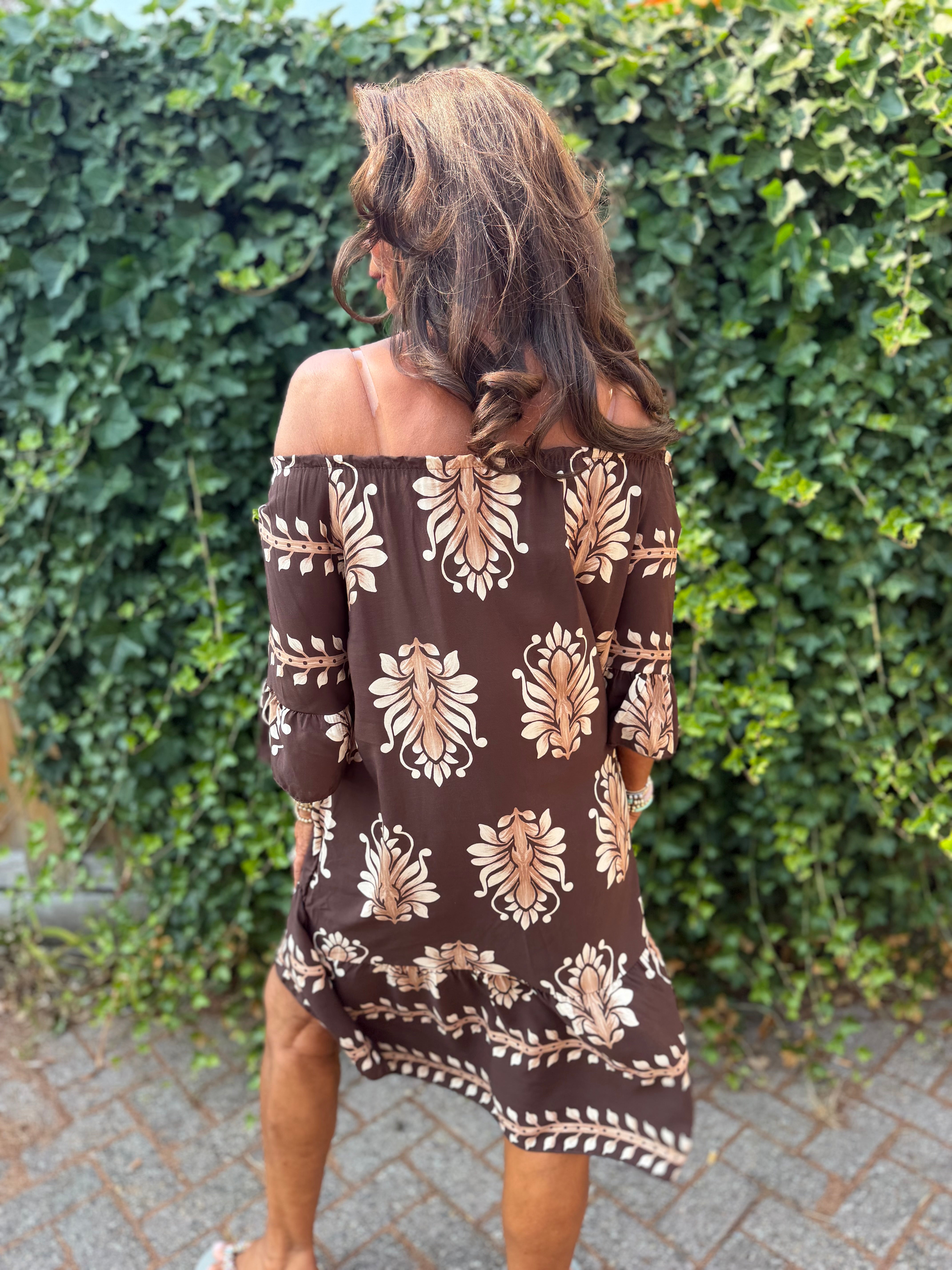 Jurkje "Barbuda" donkerbruin