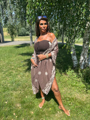 Kaftan "Adore" Donkerbruin