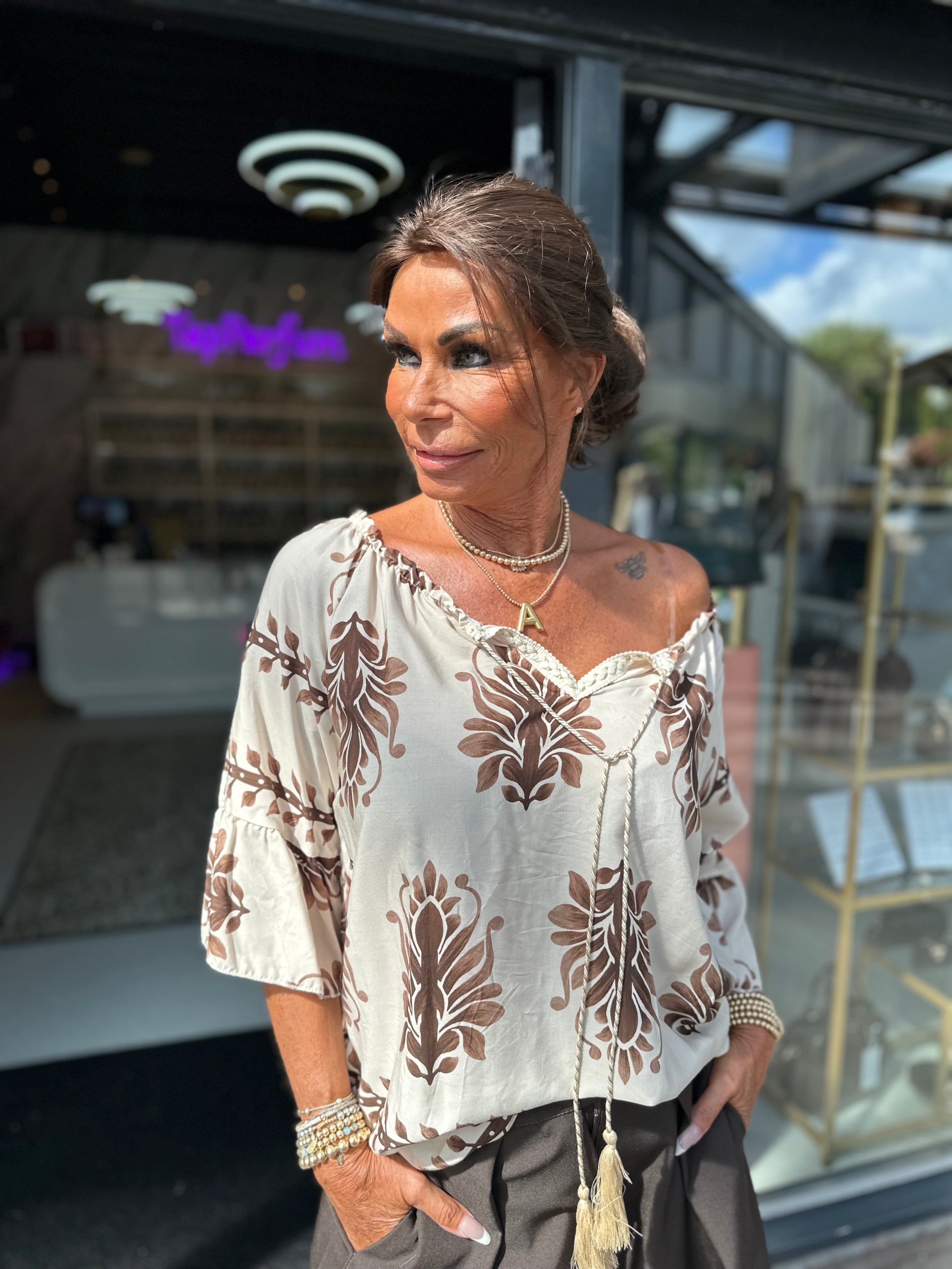 Blouse "Lover" Beige