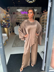2 delig set "Olivia" Taupe