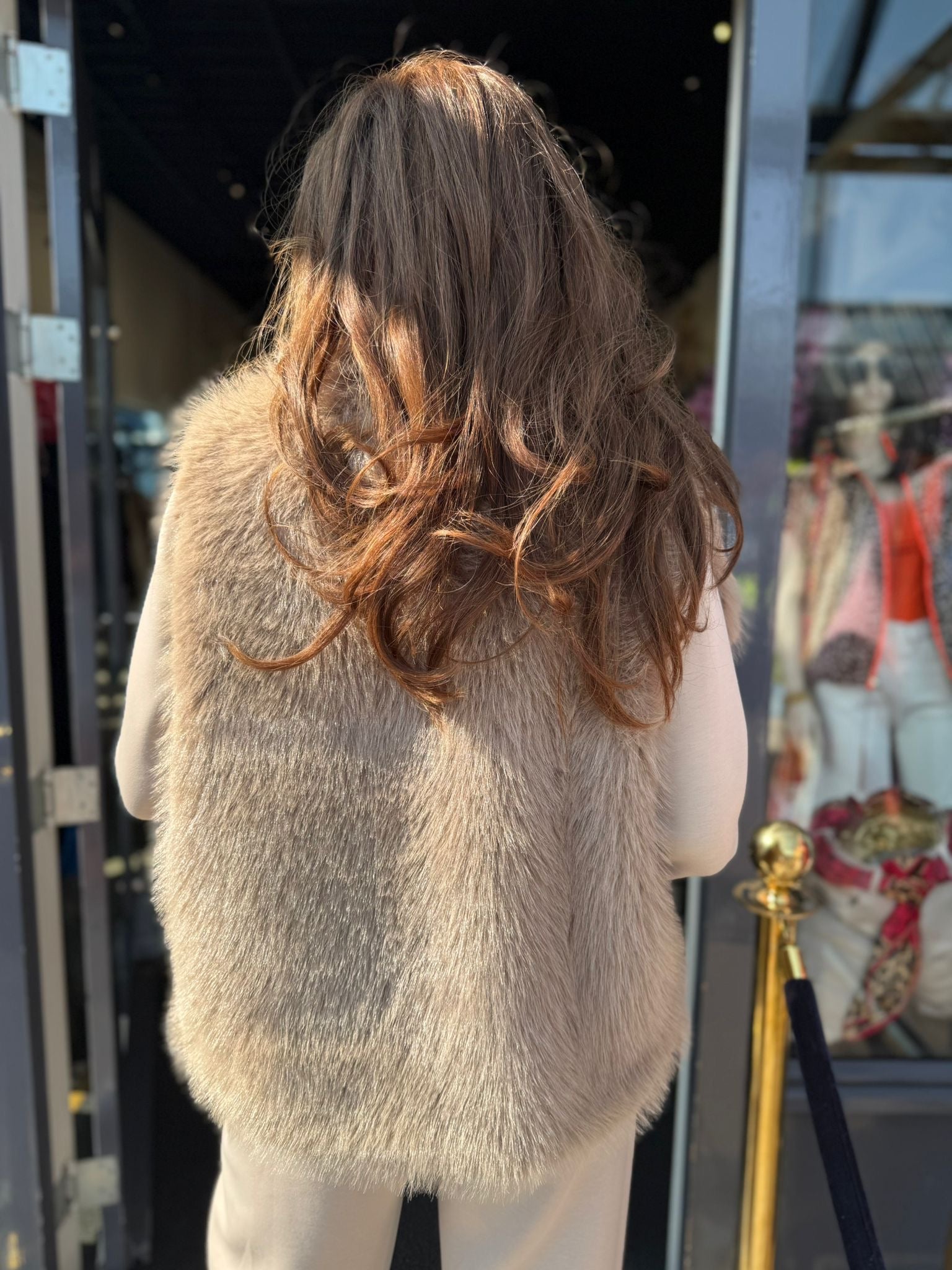 Gilet "Almost autumn" Taupe