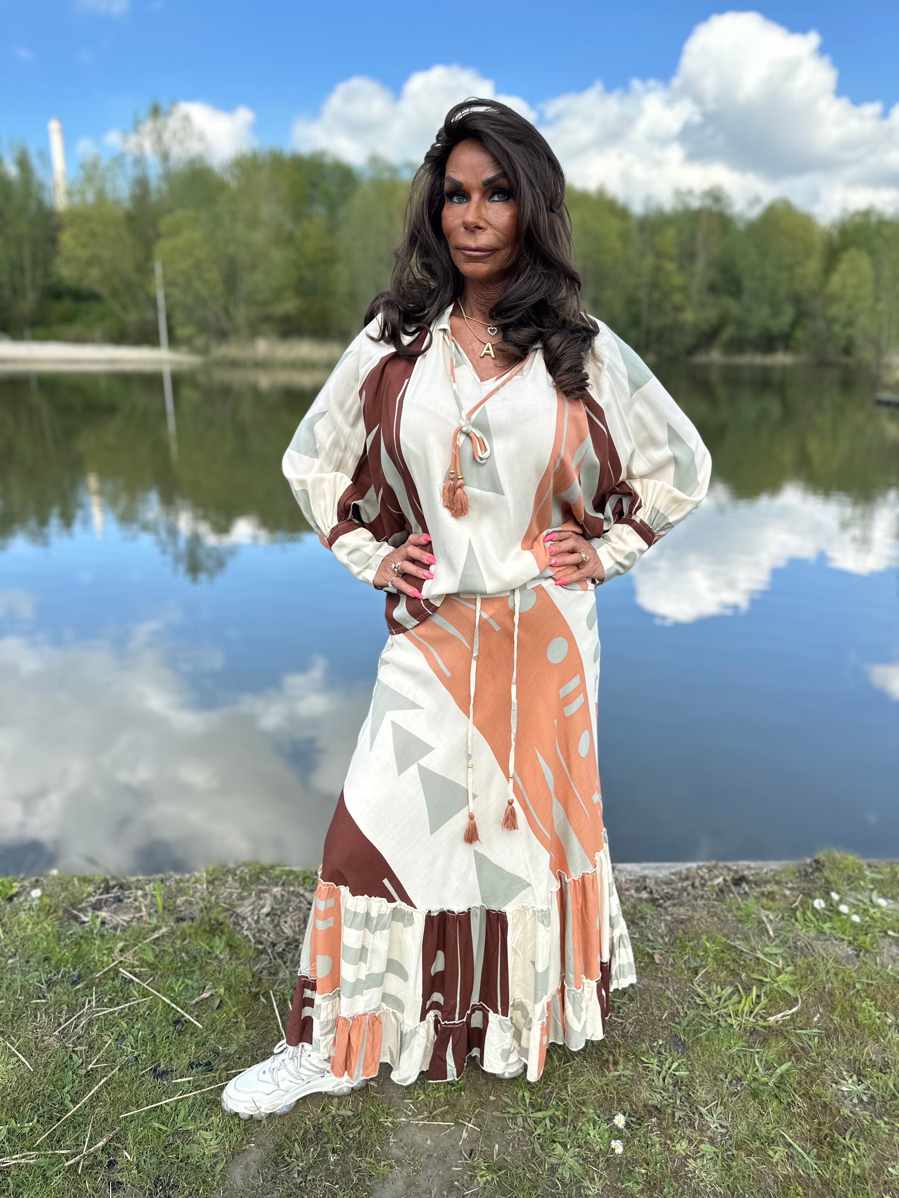 Blouse “Lulia” beige