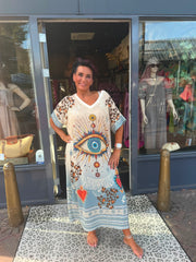 Lurex Jurk “Dreamcatcher” korte mouw