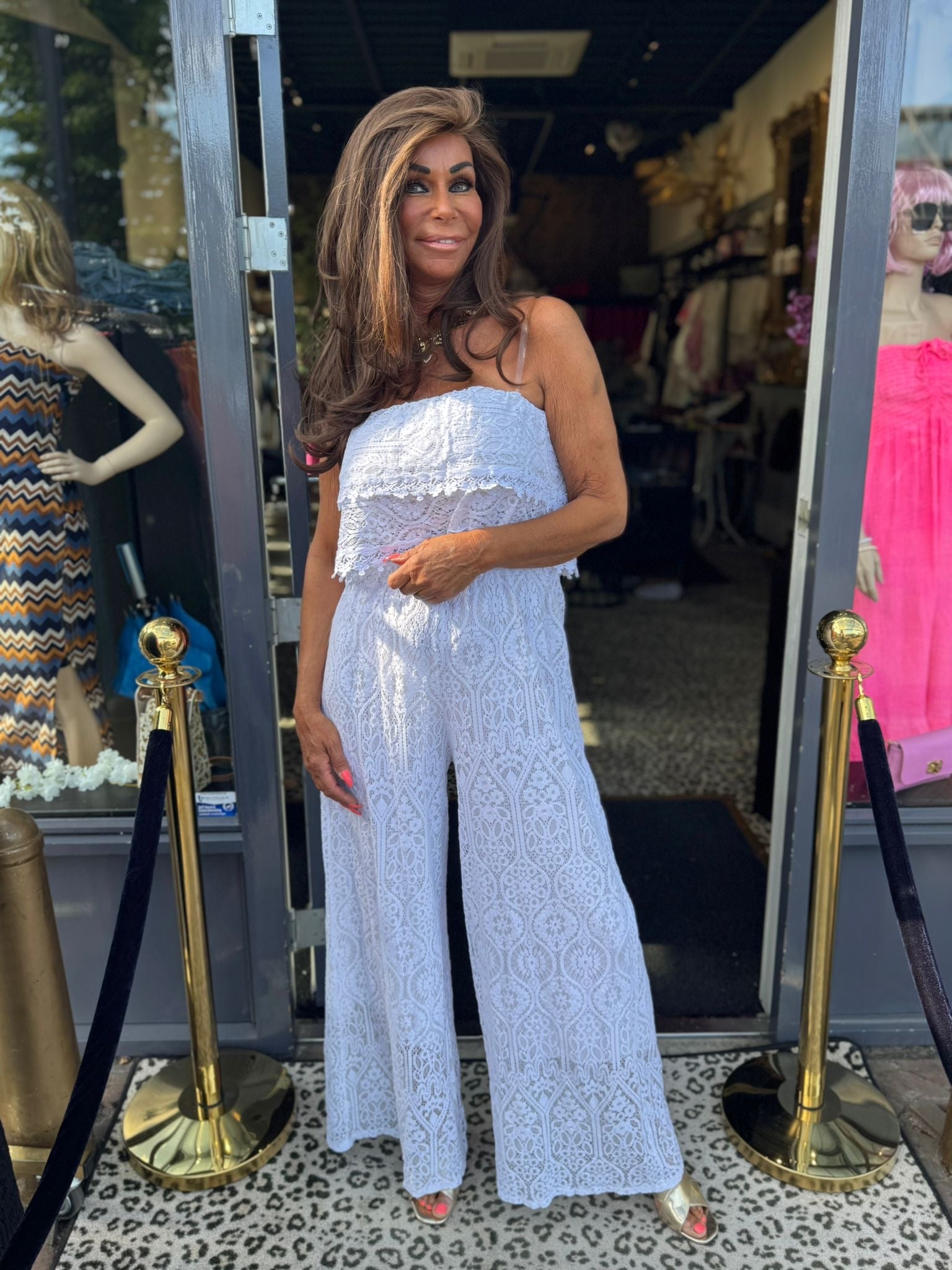 Strapless Jumpsuit "Camille" wit