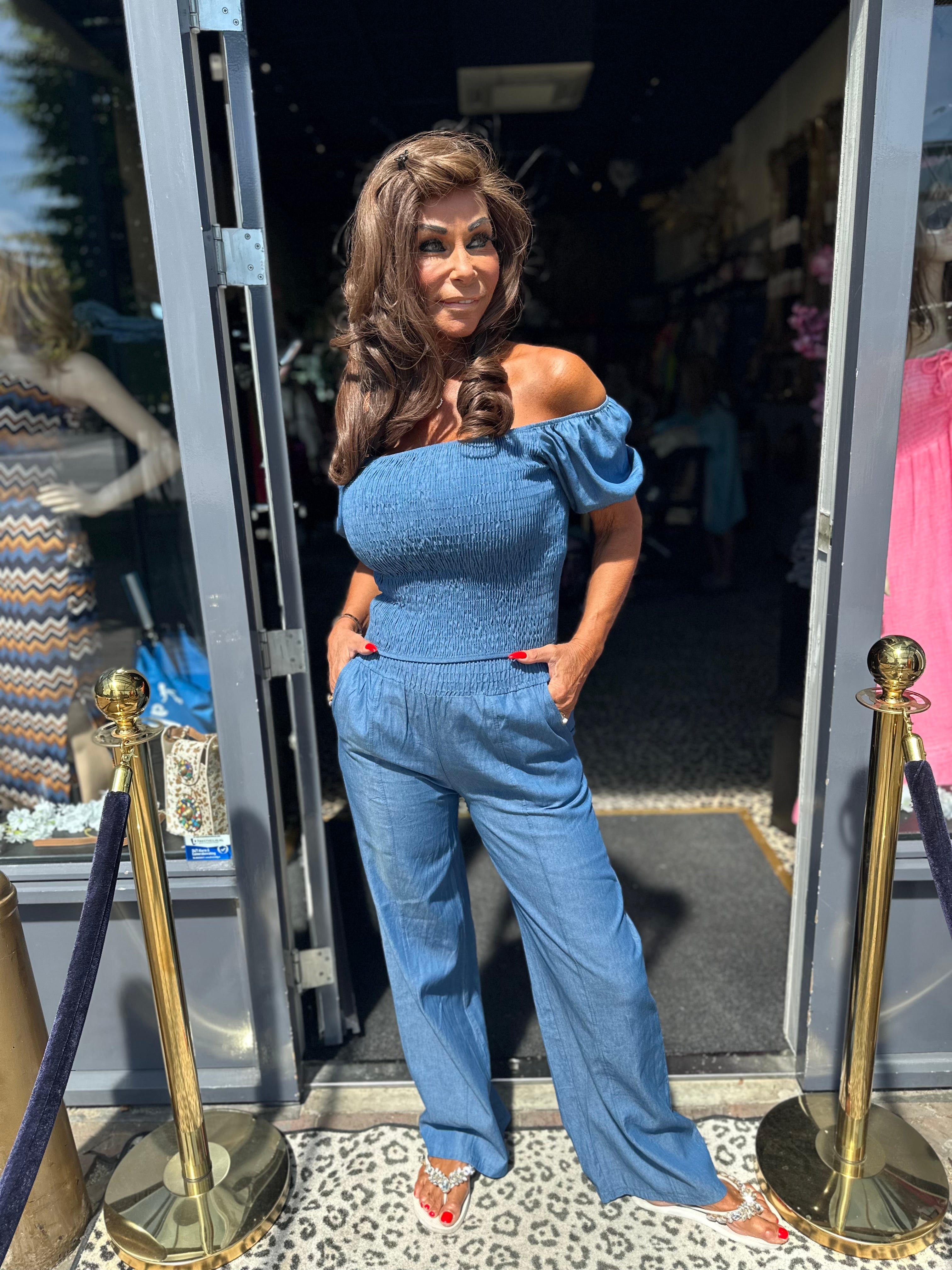 2 delig set “Stephanie” denim