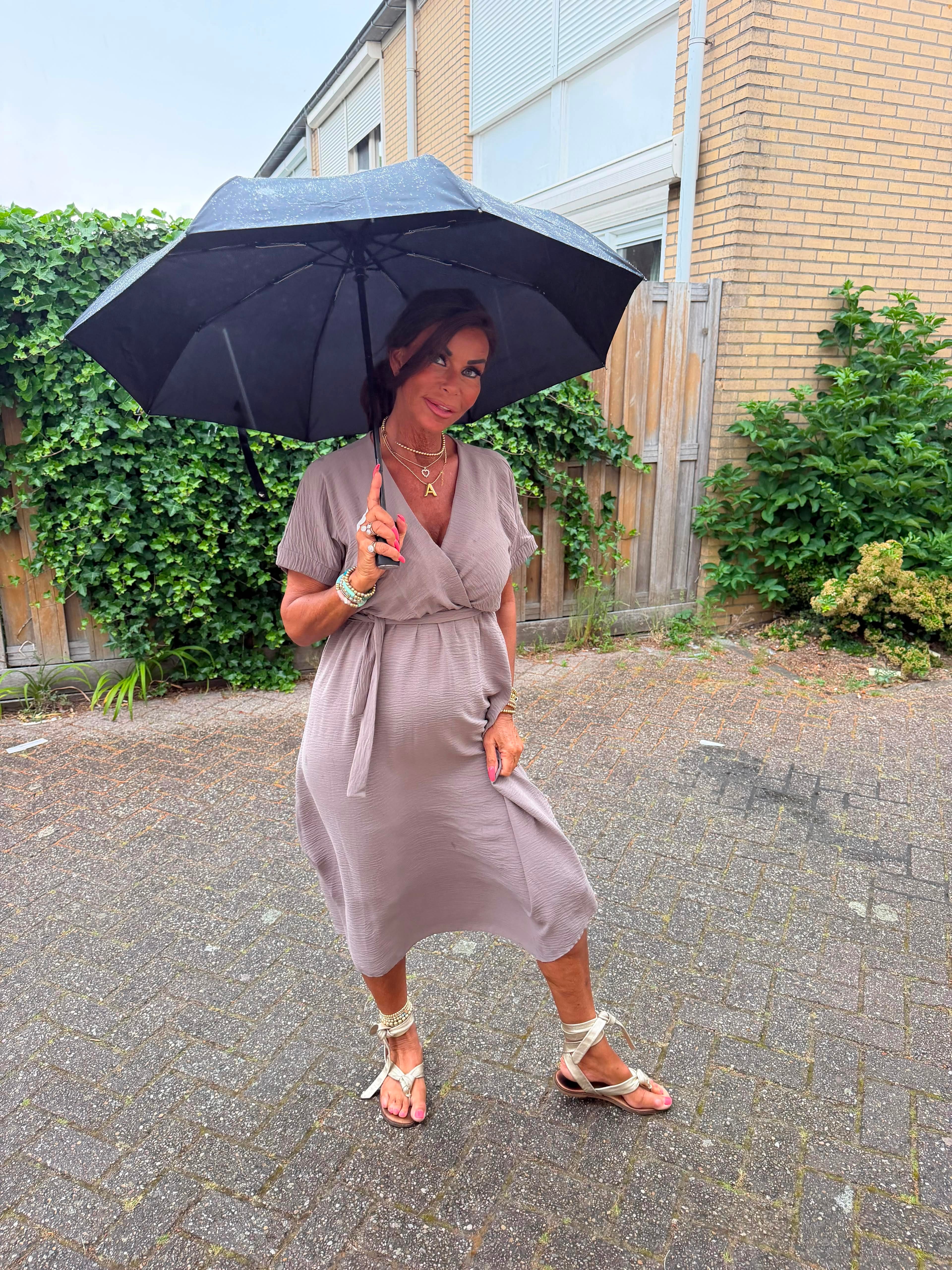 Jurk "Valencia" Taupe