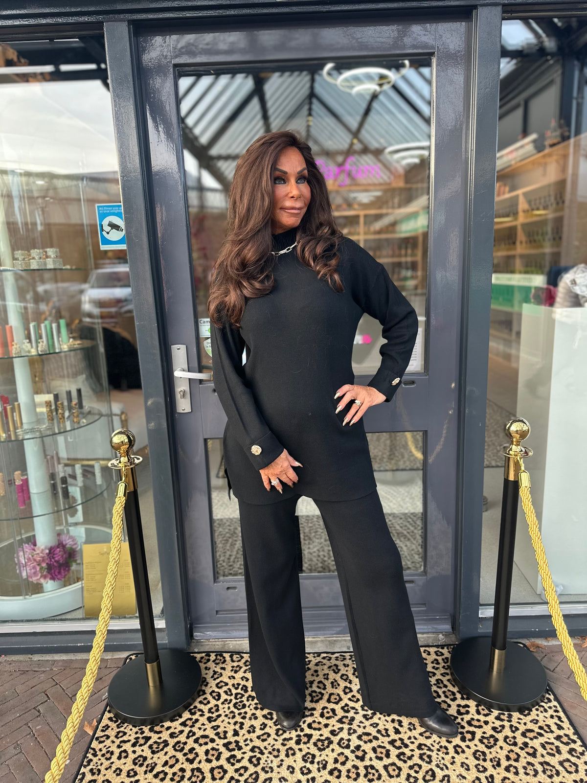 2 delig set “all you need” Zwart