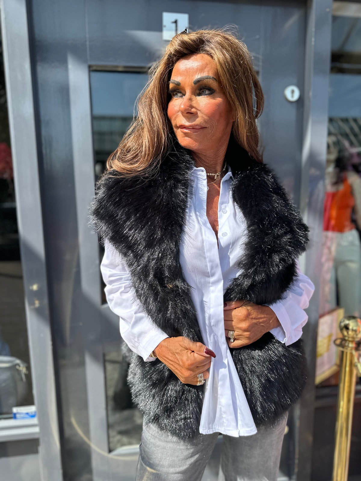 Gilet "Almost autumn" zwart