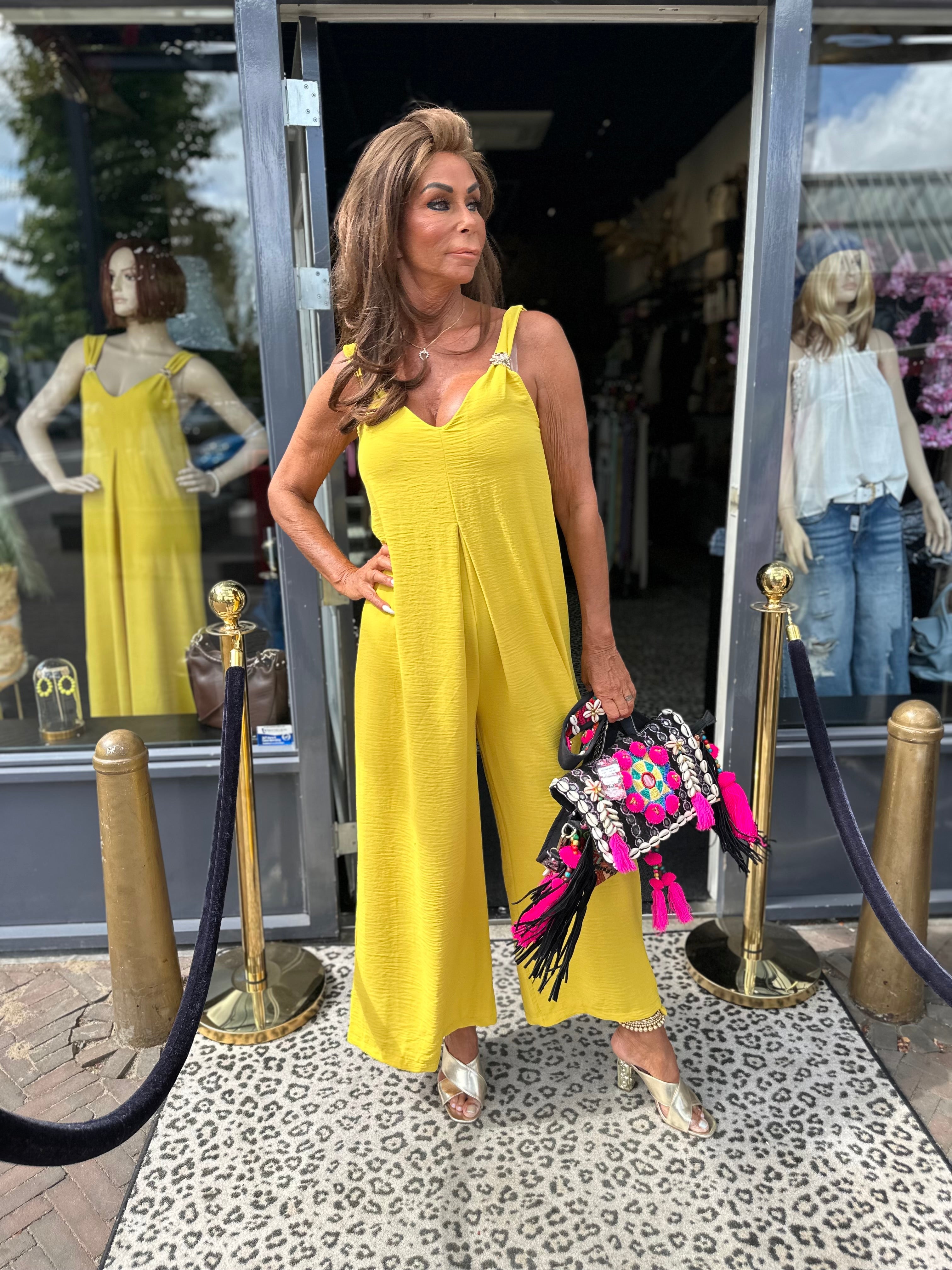 Jumpsuit "Amarillo" geel