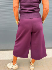 Comfy Culotte aubergine