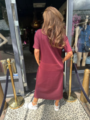 Joggingjurk "Cici" Bordeaux