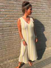 Lurex Jurk "Egyptian" geel goud