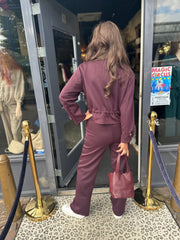 2 delig set "Perfect" Aubergine