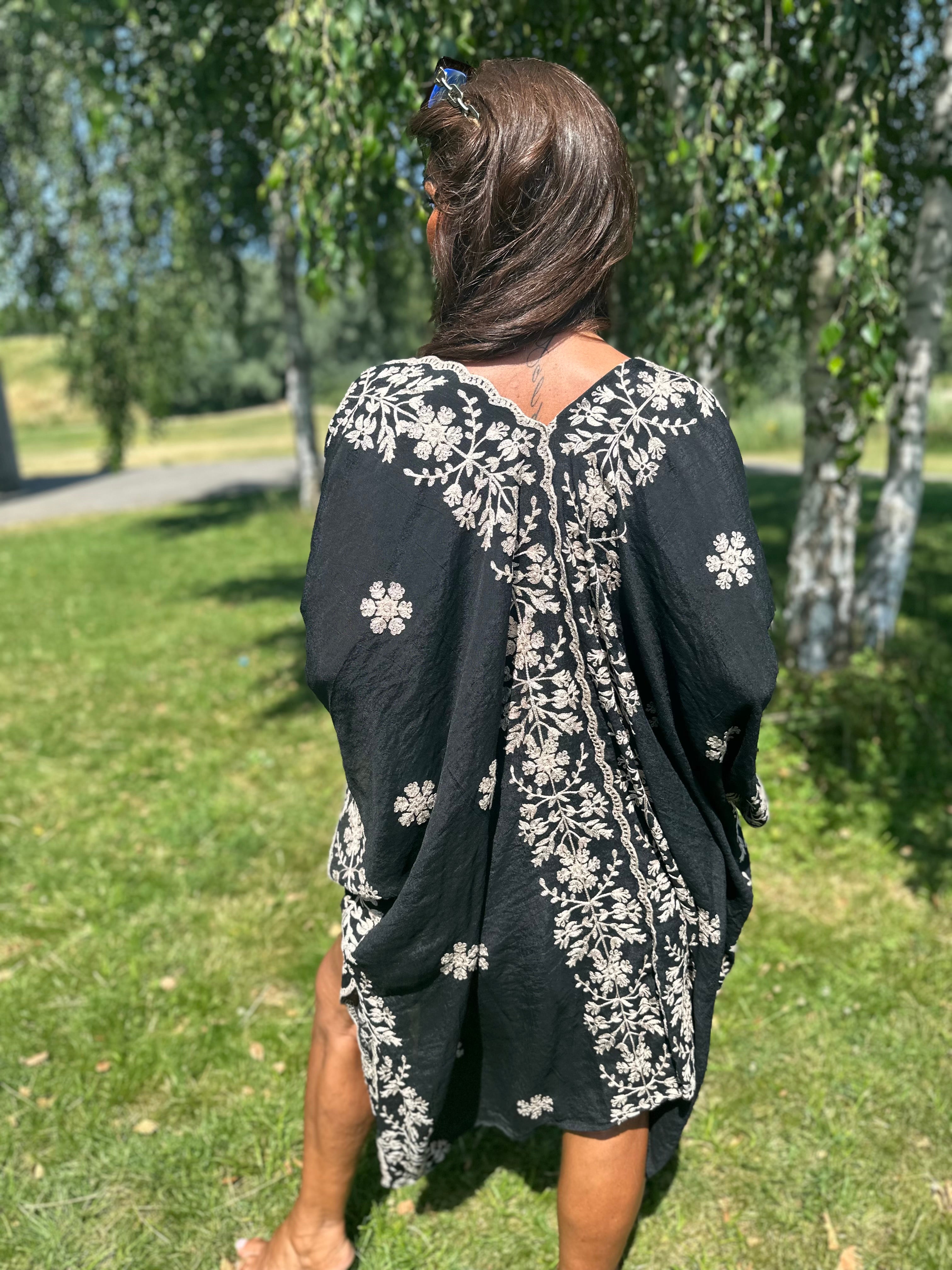 Kaftan "Adore" Zwart