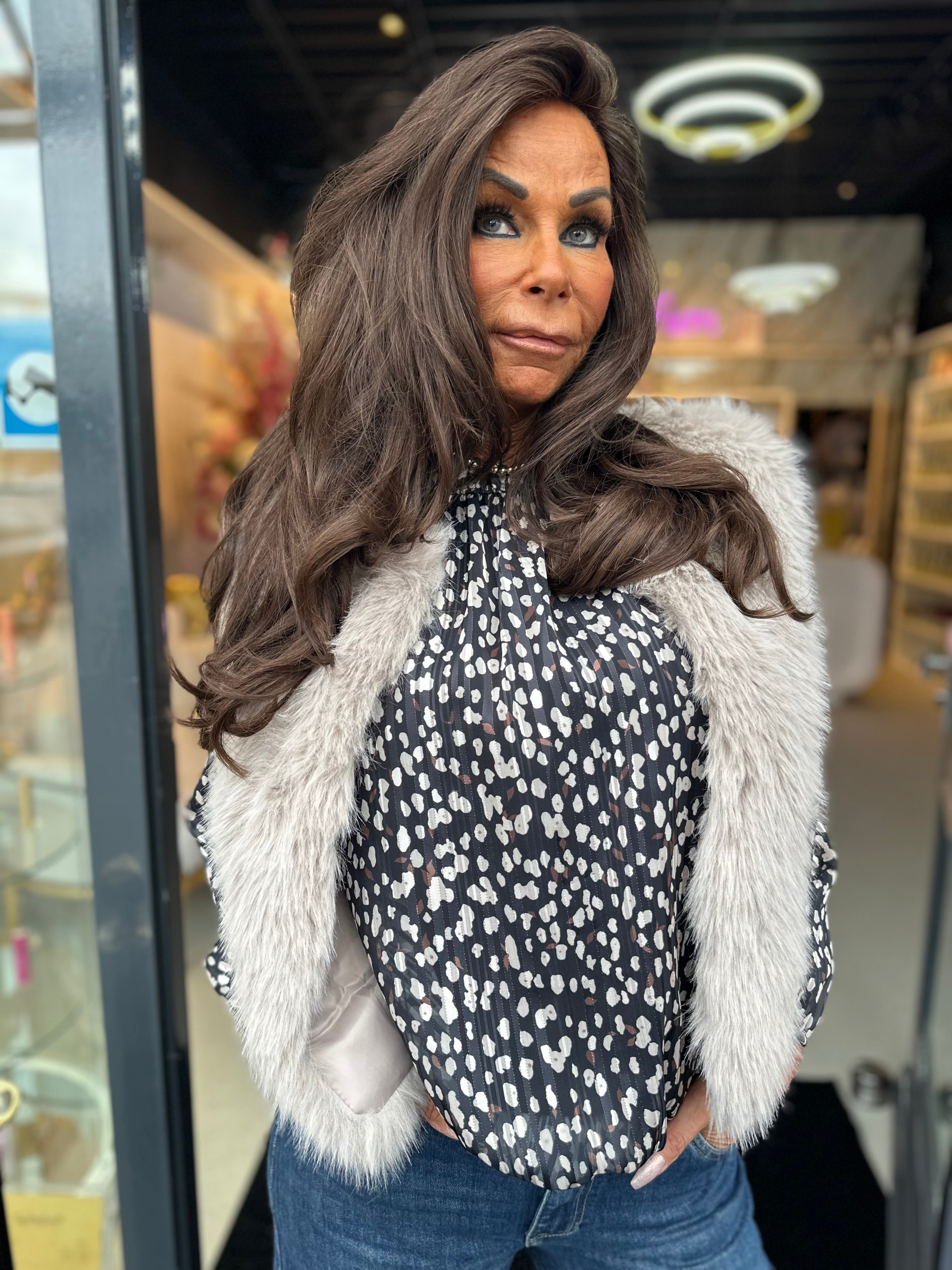 Blouse "Mandy" Zwart