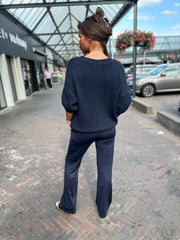 Travelbroek "Blauw".