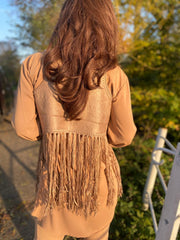 Gilet "Franje " Camel