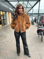 Bomber "Fake-Fur" Camel