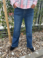 Wide leg baggy jeans stretch "Sarah"