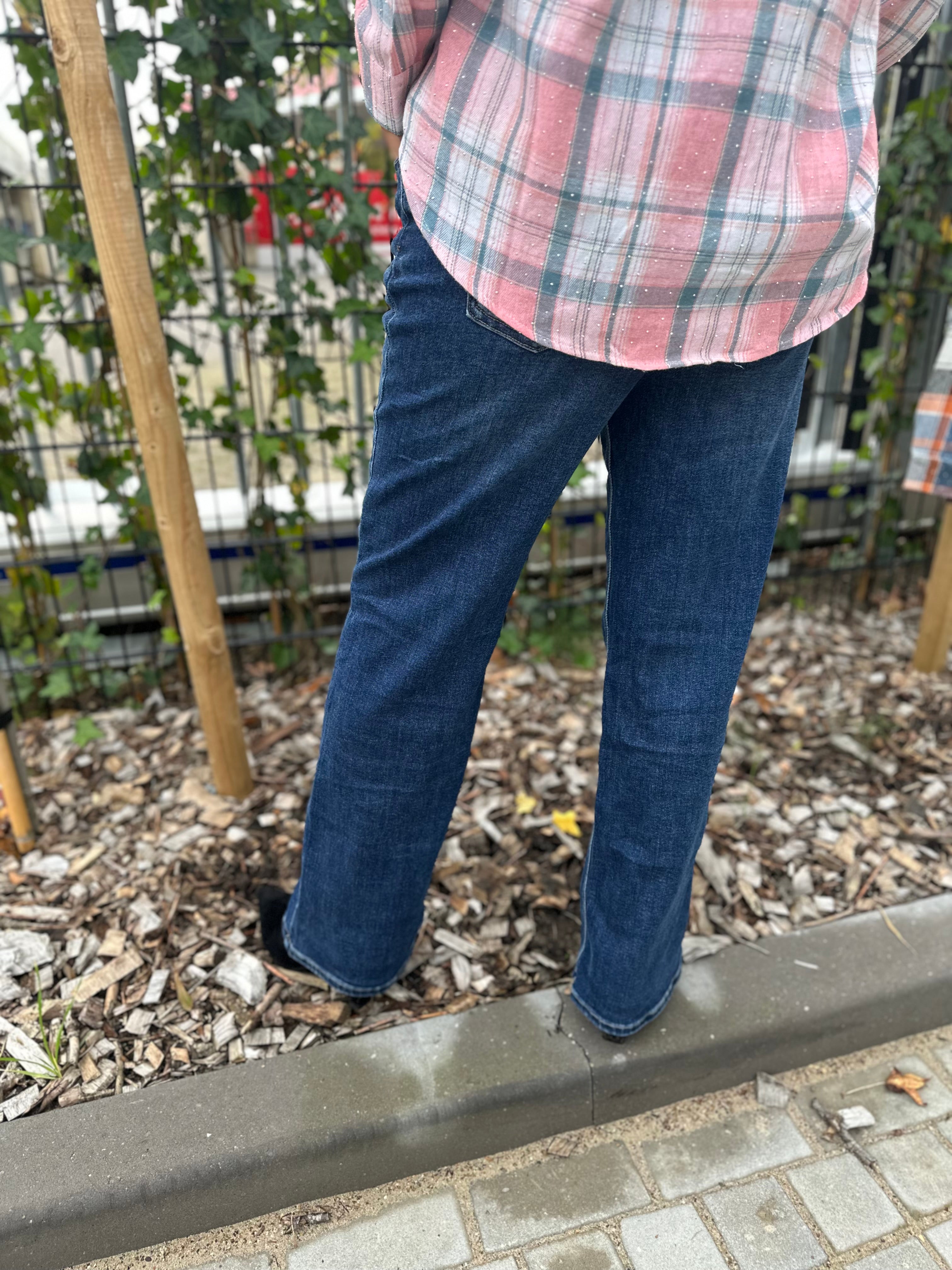 Wide leg baggy jeans stretch "Sarah"