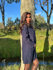 Jurkje "October" donkerblauw