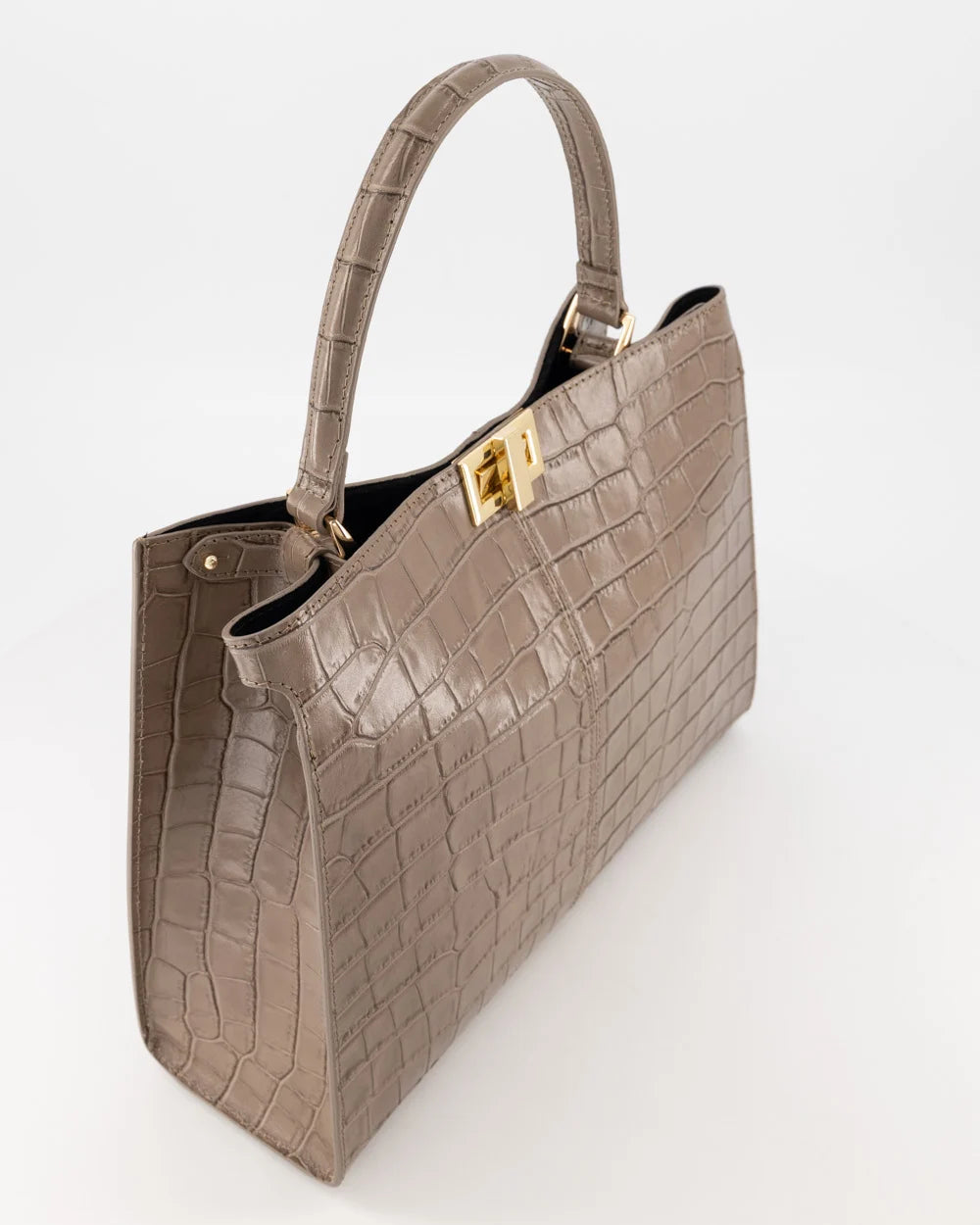 Tas Noelle "Taupe Croco"