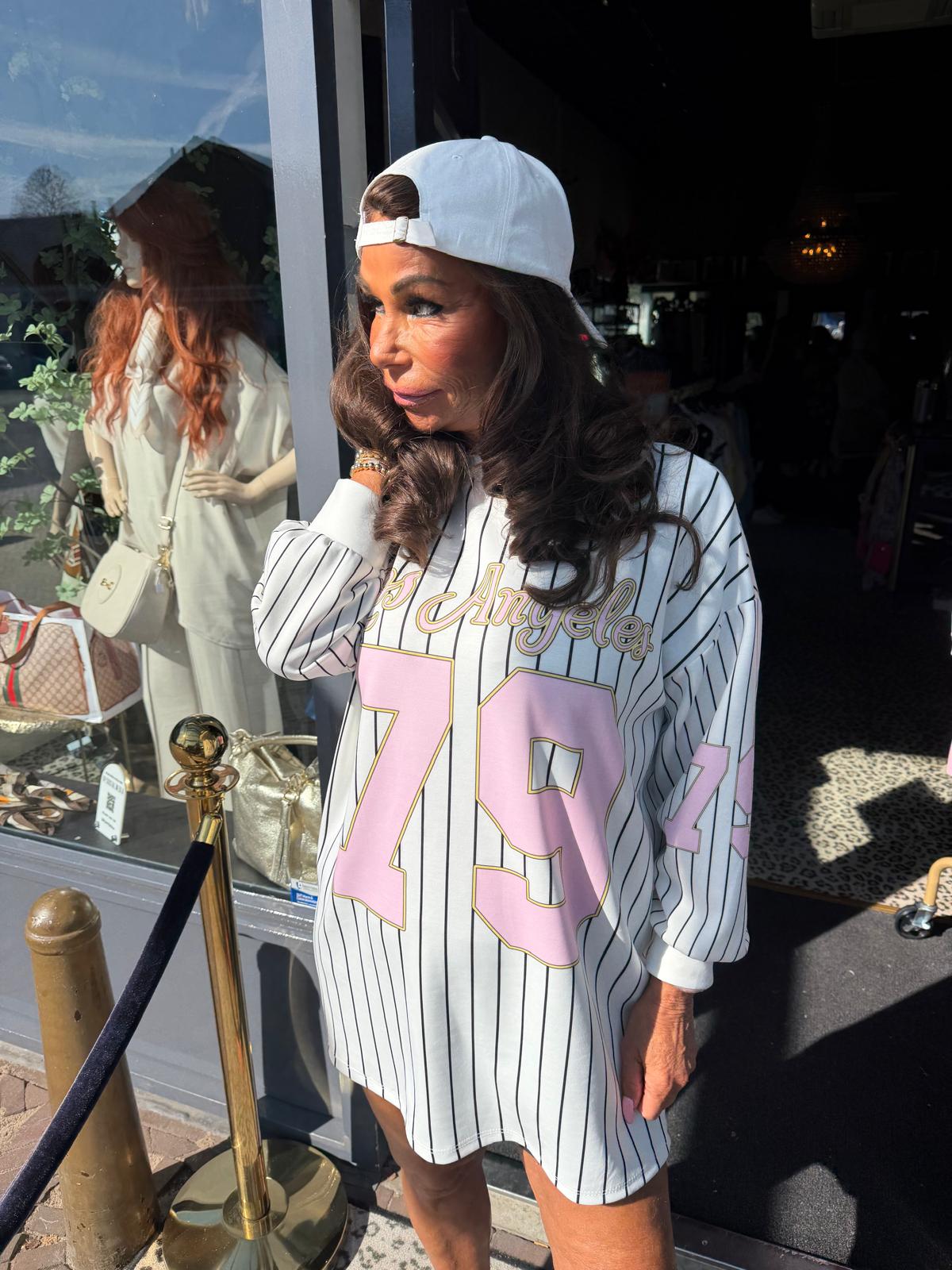 Baseball jersey "LA" wit