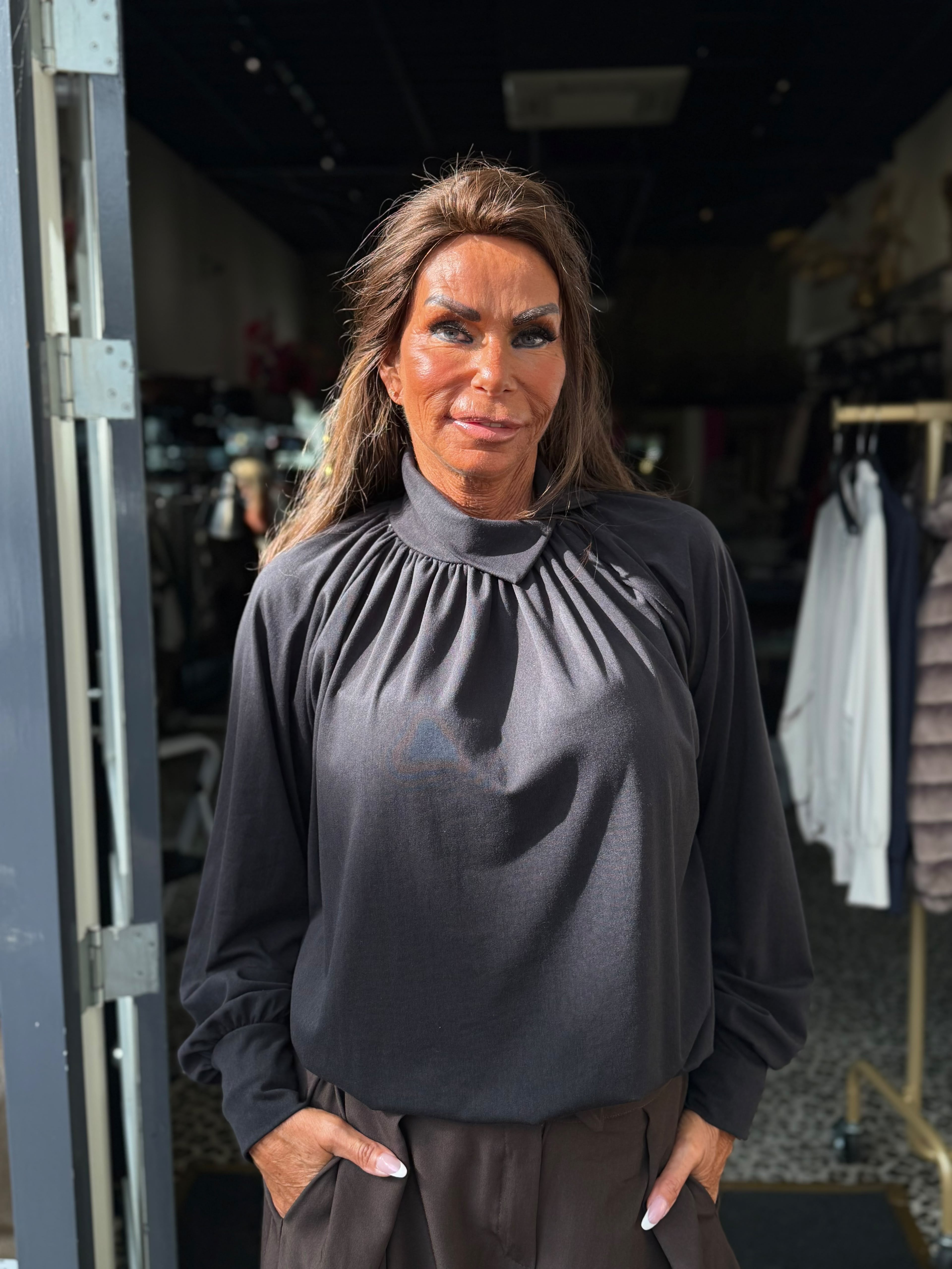 Top "Big Flappie" zwart