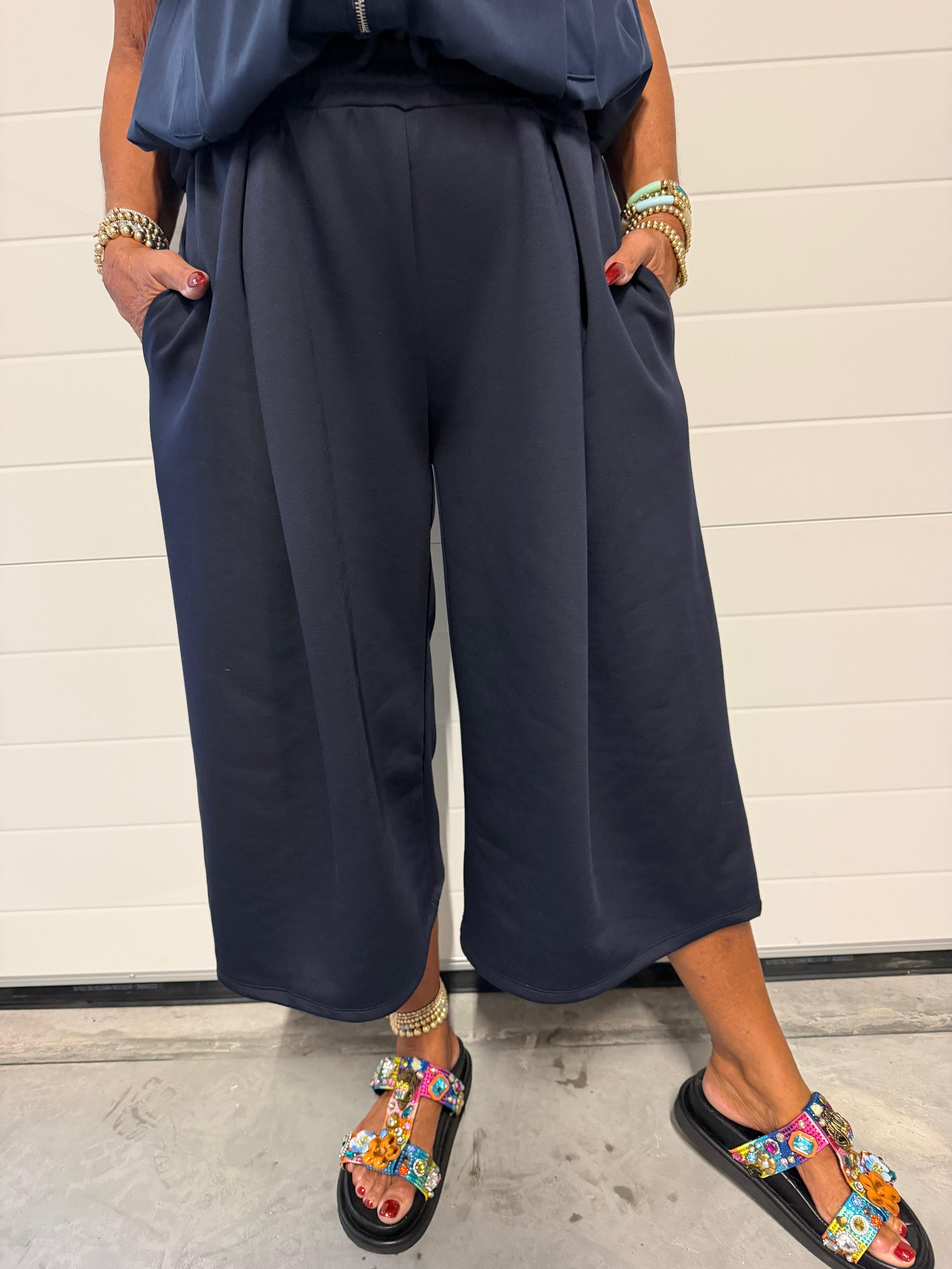 Comfy Culotte donkerblauw