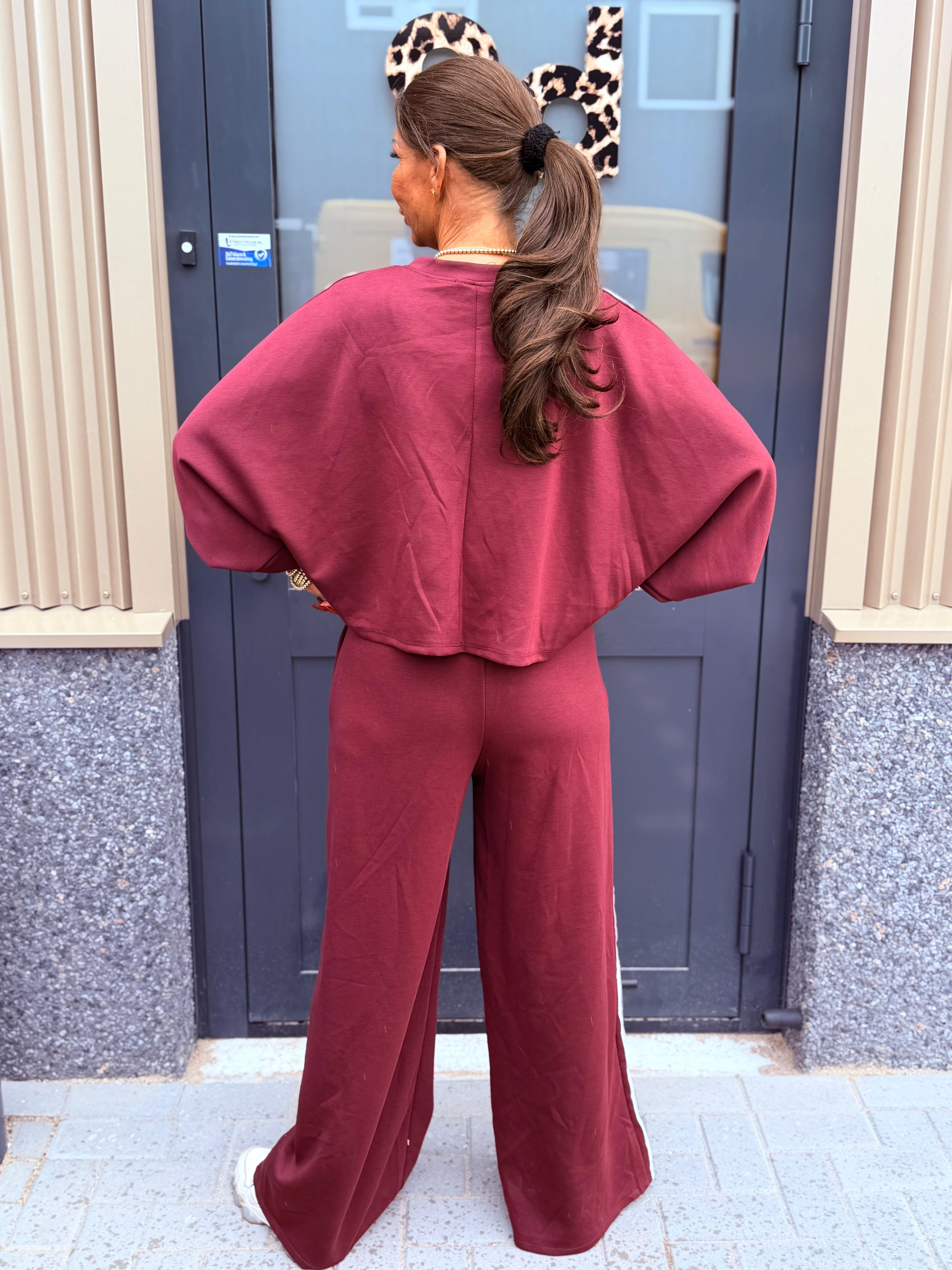 Tweedelig set "Gorilla Wear" bordeaux