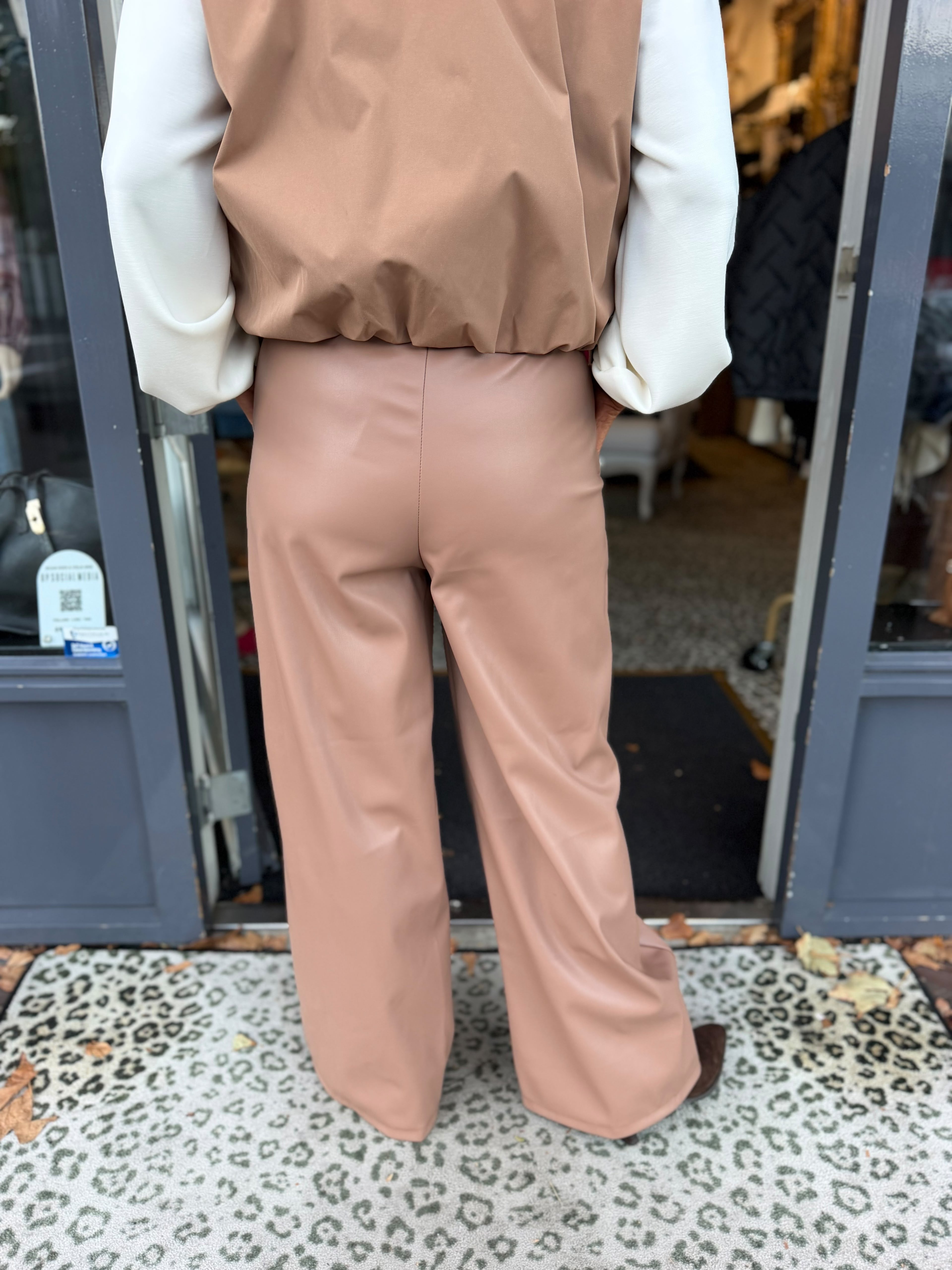 Broek stretch "comfy" camel