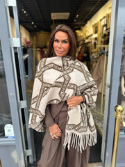 Poncho "Foesji" Beige