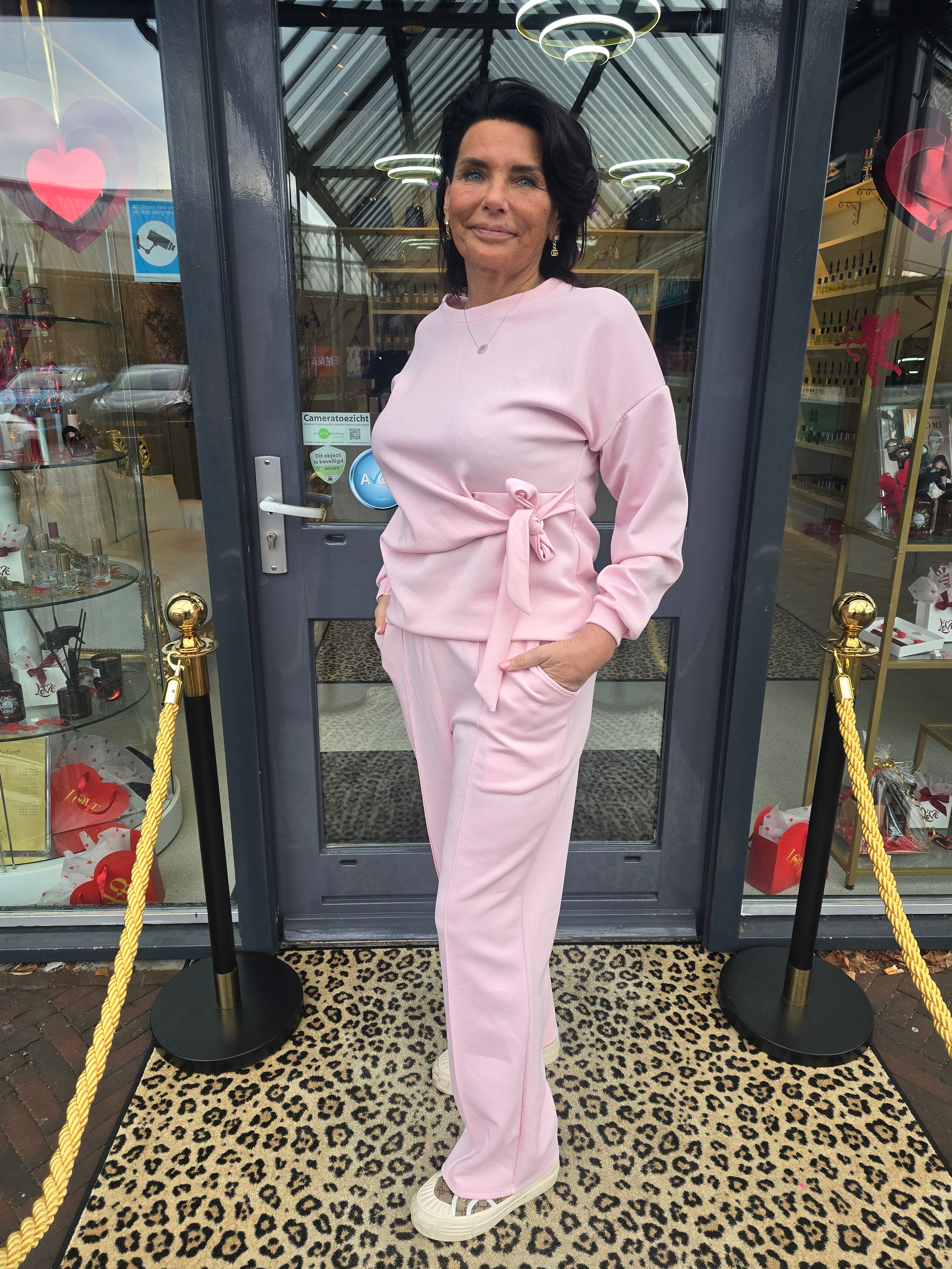 2 delig set "Yara" Roze