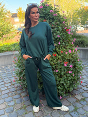 2 delig joggingset "ballon top" groen