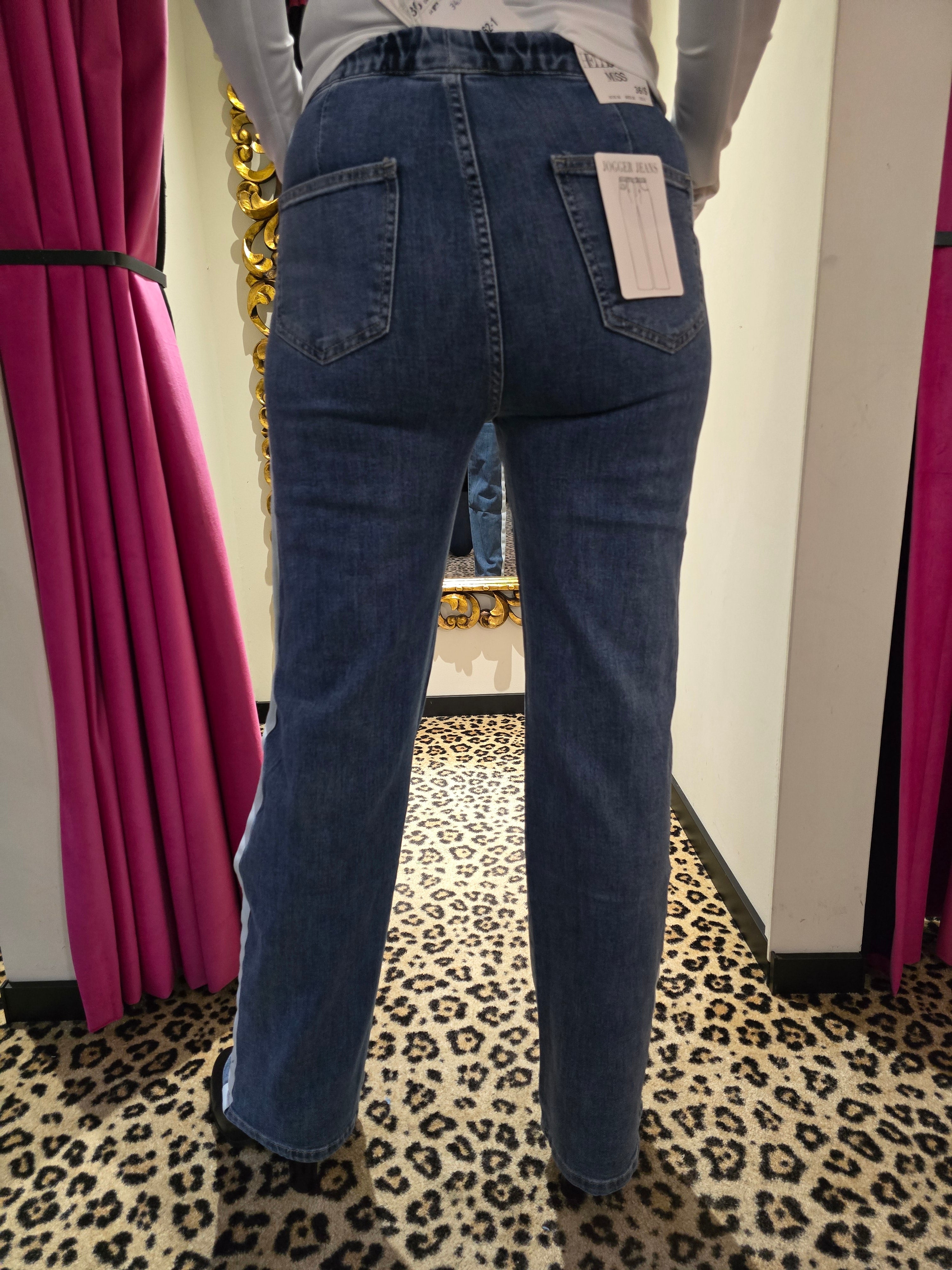 Joggers jeans "SPORTY" Blauw