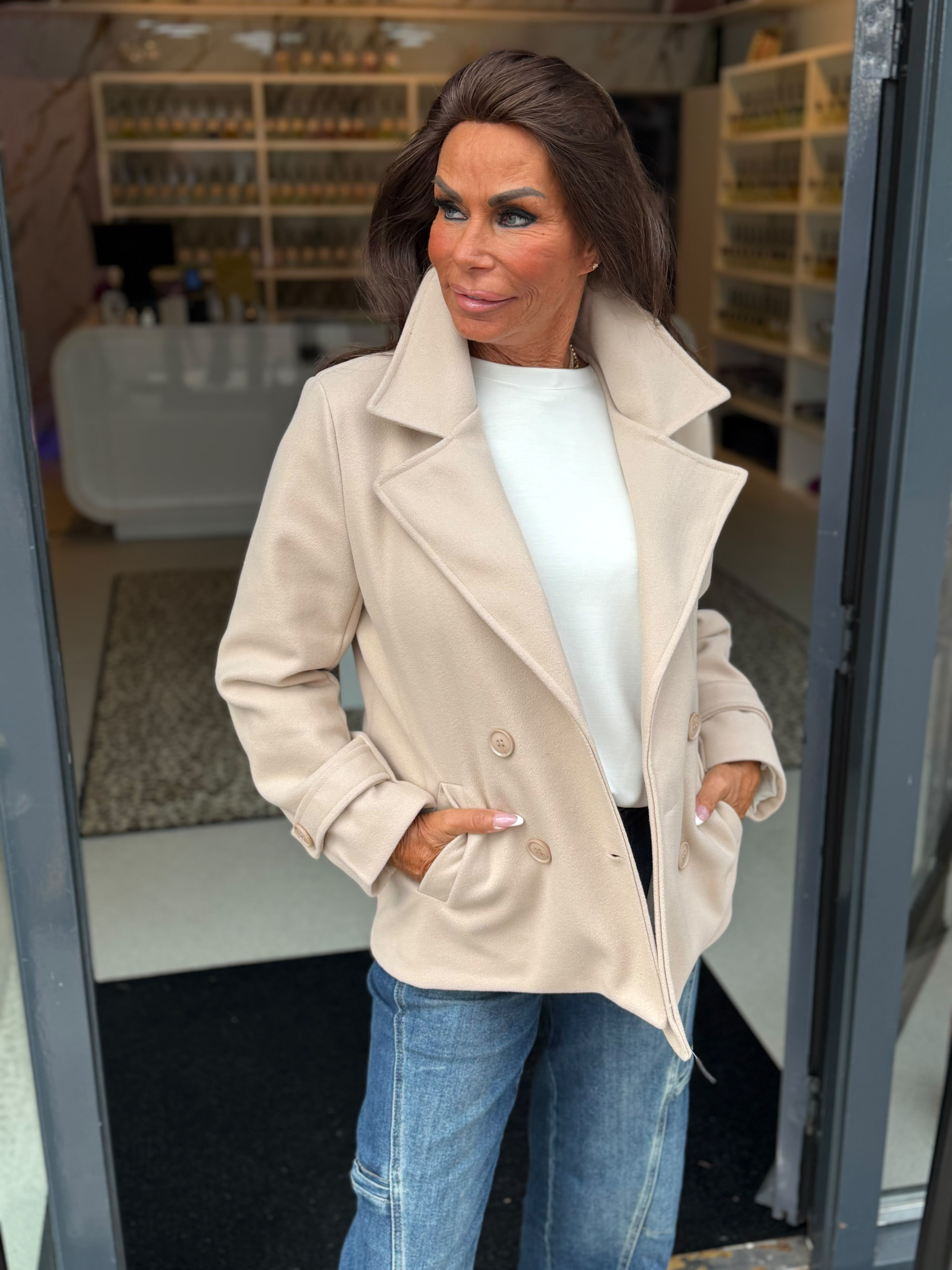 Trenchcoat "Sacks" beige