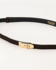 Garcia riem "suede bruin" verstelbaar