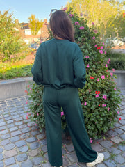 2 delig joggingset "ballon top" groen