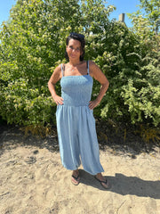 jumpsuit “Beach vibes” tencil denim