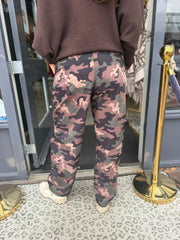 Camo pants groen/beige/zwart