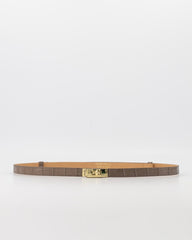 Garcia riem "croco taupe" verstelbaar