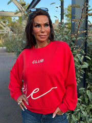 Trui "Amore" Rood / Beige
